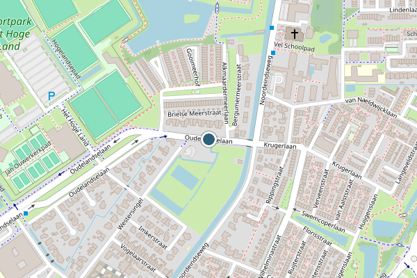Politie-melding op Oudelandselaan, Berkel en Rodenrijs op 4 juli, kaart-overzicht