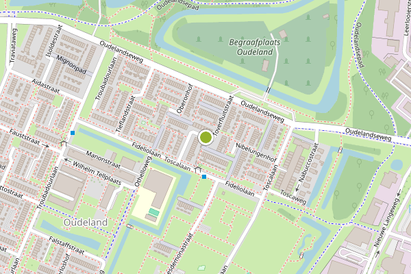 Ambulance-melding op Toverfluitstraat, Hoogvliet op 5 juli, kaart-overzicht