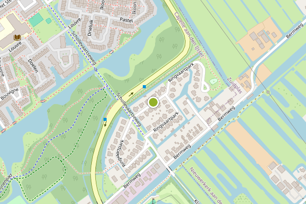 Ambulance-melding op Ringvaartpark, Capelle aan den IJssel op 6 juli, kaart-overzicht