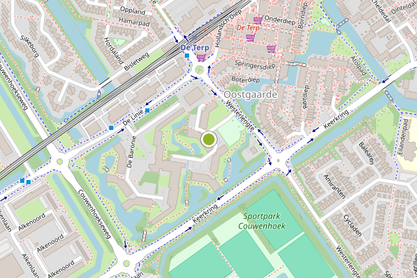 Ambulance-melding op De Graafschap, Capelle aan den IJssel op 6 juli, kaart-overzicht
