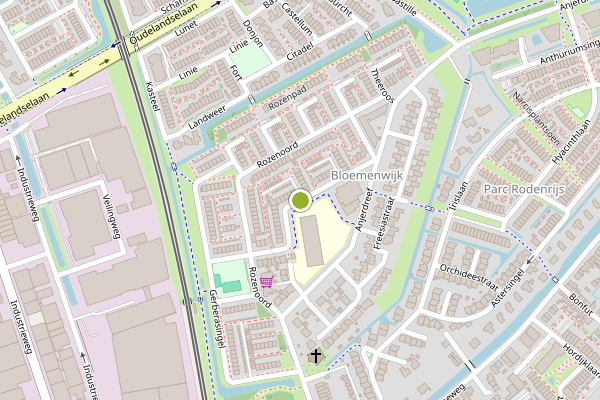 Ambulance-melding op Chrysantenhof, Berkel en Rodenrijs op 5 juli, kaart-overzicht