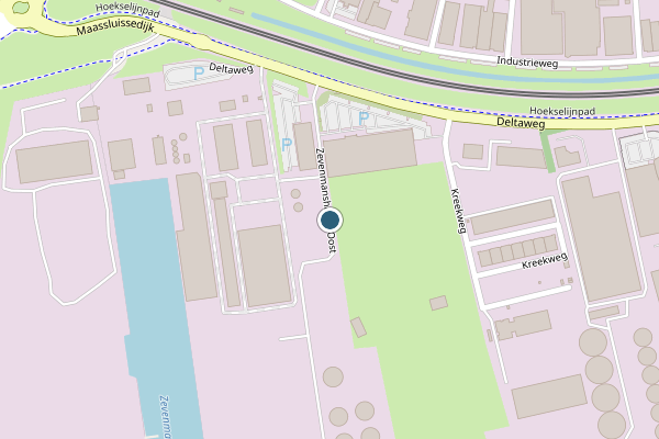 Politie-melding op Zevenmanshaven Oost, Vlaardingen op 8 mei, kaart-overzicht