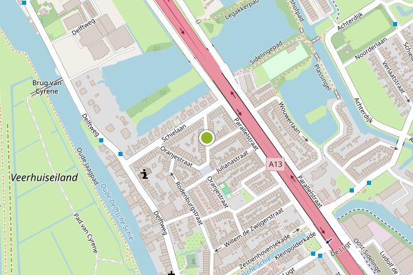 Ambulance-melding op Chalonsstraat, Rotterdam op 7 juli, kaart-overzicht