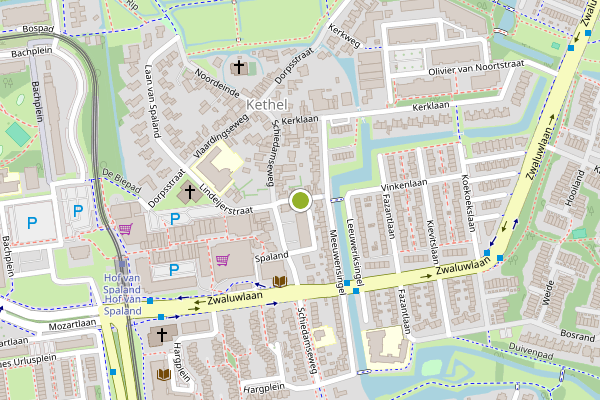 Ambulance-melding op Dr Sauerstraat, Schiedam op 6 juli, kaart-overzicht