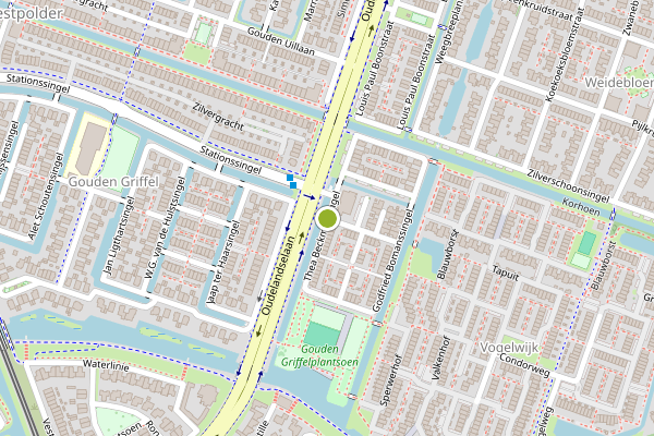 Ambulance-melding op Thea Beckmansingel, Berkel en Rodenrijs op 7 juli, kaart-overzicht