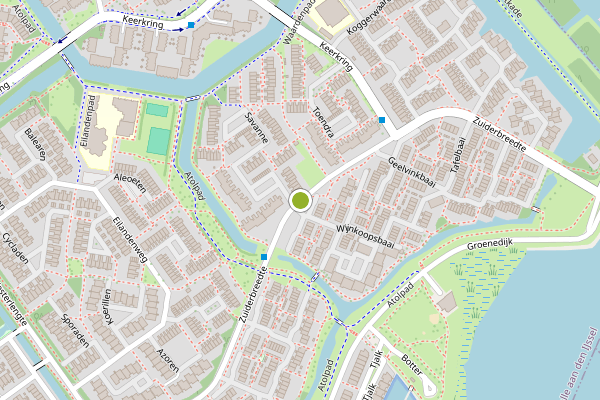 Ambulance-melding op Zuiderbreedte, Capelle aan den IJssel op 7 juli, kaart-overzicht