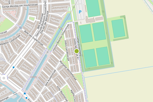 Ambulance-melding op Golda Meïrstraat, Spijkenisse op 7 juli, kaart-overzicht