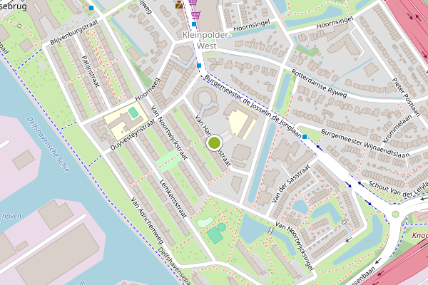Ambulance-melding op Van Harmelenstraat, Rotterdam op 8 mei, kaart-overzicht