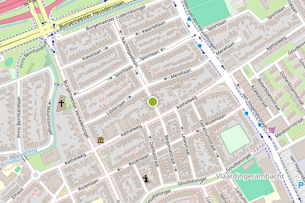 Ambulance-melding op Leeuwerikstraat, Vlaardingen op 8 juli, kaart-overzicht