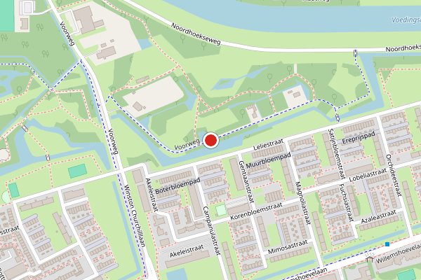 Brandweer-melding op Voorweg, Spijkenisse op 9 juli, kaart-overzicht