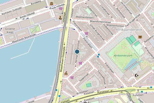 Politie-melding op Herman Costerstraat, Rotterdam op 9 juli, kaart-overzicht
