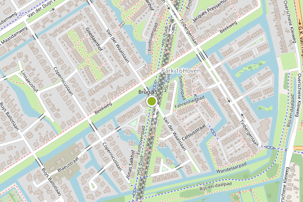 Ambulance-melding op Einthovenpad, Rotterdam op 9 juli, kaart-overzicht