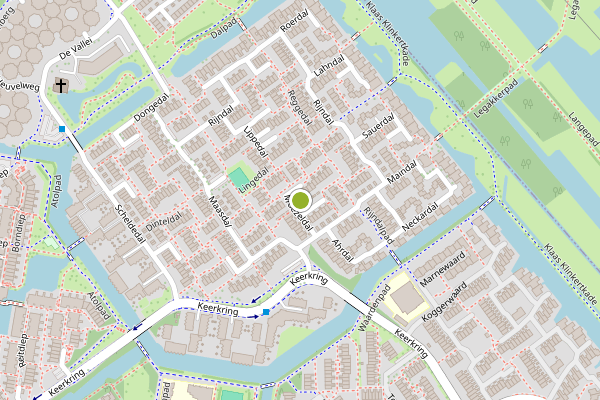 Ambulance-melding op Moezeldal, Capelle aan den IJssel op 9 juli, kaart-overzicht