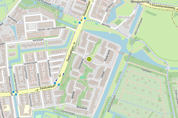 Ambulance-melding op Kaag, Schiedam op 10 juli, kaart-overzicht