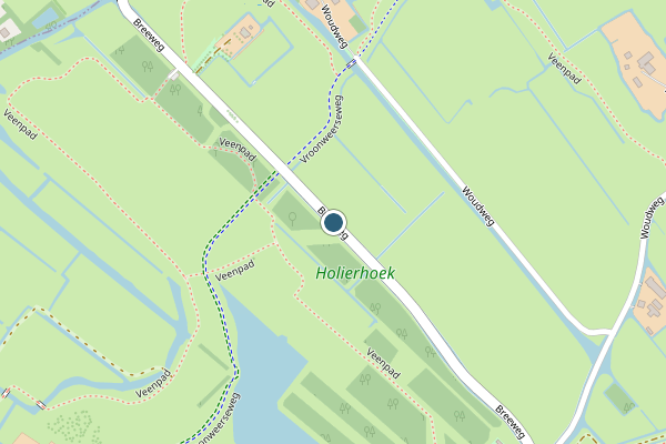 Politie-melding op Breeweg, Vlaardingen op 10 juli, kaart-overzicht