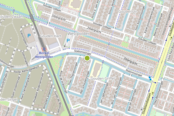 Ambulance-melding op Stationssingel, Berkel en Rodenrijs op 10 juli, kaart-overzicht