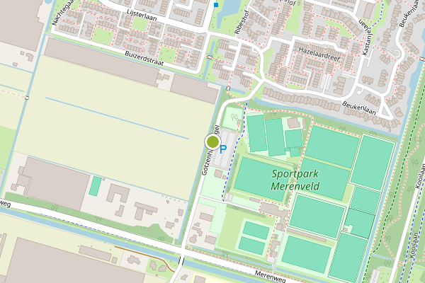Ambulance-melding op Gotzenhainsingel, Bleiswijk op 9 mei, kaart-overzicht