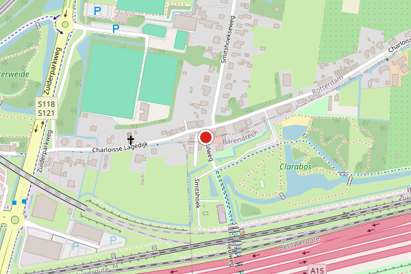Brandweer-melding op Heulweg, Rotterdam op 11 juli, kaart-overzicht
