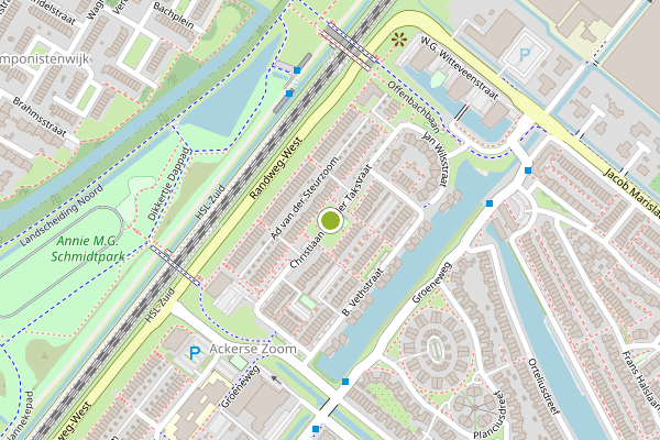 Ambulance-melding op Christiaan van der Takstraat, Bergschenhoek op 11 juli, kaart-overzicht
