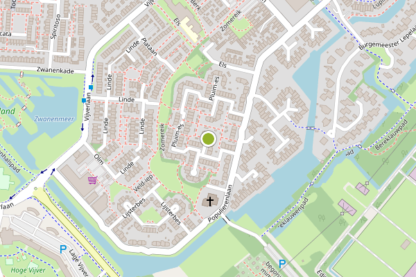Ambulance-melding op Pluim-es, Krimpen aan den IJssel op 11 juli, kaart-overzicht