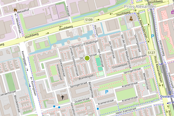 Ambulance-melding op Wormserstraat, Rotterdam op 12 juli, kaart-overzicht