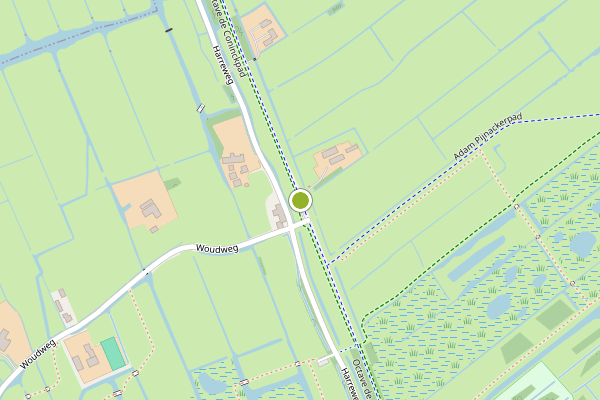 Ambulance-melding op Octave de Coninckpad, Schiedam op 12 juli, kaart-overzicht
