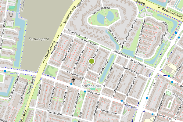 Ambulance-melding op Insulindestraat, Vlaardingen op 11 juli, kaart-overzicht