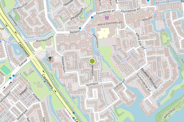 Ambulance-melding op Stoelendans, Capelle aan den IJssel op 11 juli, kaart-overzicht