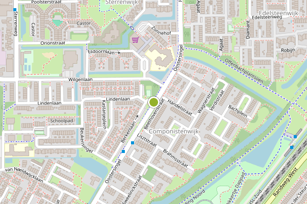 Ambulance-melding op Lindenlaan, Berkel en Rodenrijs op 9 mei, kaart-overzicht