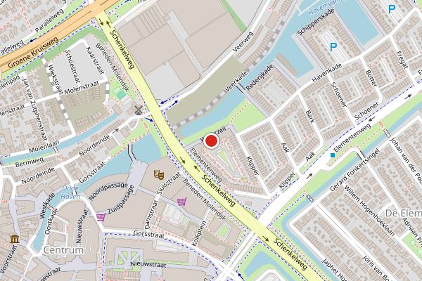 Brandweer-melding op Waterzeil, Spijkenisse op 12 juli, kaart-overzicht