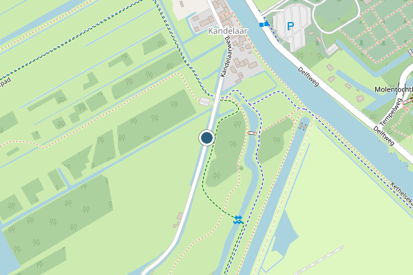 Politie-melding op Kandelaarweg, Rotterdam op 12 juli, kaart-overzicht