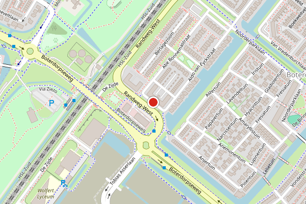 Brandweer-melding op Ton Albertsstraat, Bergschenhoek op 12 juli, kaart-overzicht