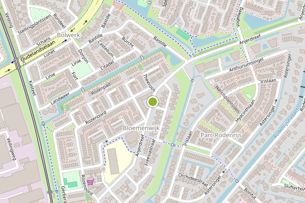 Ambulance-melding op Anjerdreef, Berkel en Rodenrijs op 13 juli, kaart-overzicht