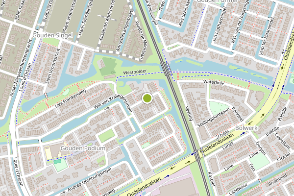 Ambulance-melding op Sacha Bulthuisstraat, Berkel en Rodenrijs op 13 juli, kaart-overzicht