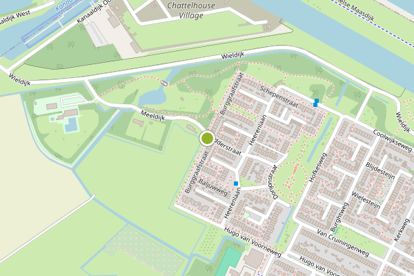Ambulance-melding op Burggraafstraat, Heenvliet op 13 juli, kaart-overzicht