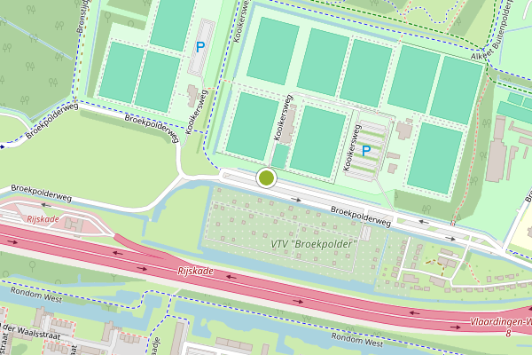 Ambulance-melding op Kooikersweg, Vlaardingen op 13 juli, kaart-overzicht