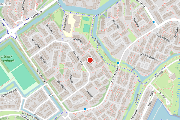 Brandweer-melding op Hebriden, Capelle aan den IJssel op 14 juli, kaart-overzicht