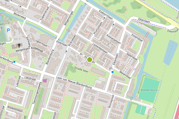Ambulance-melding op Rozenburg op 14 juli, kaart-overzicht
