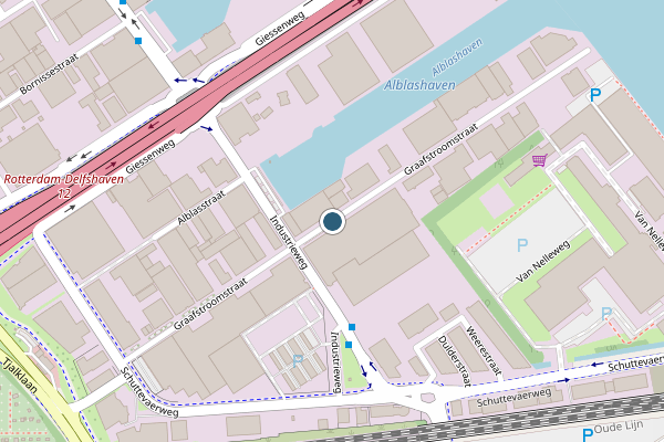 Politie-melding op Graafstroomstraat, Rotterdam op 15 juli, kaart-overzicht