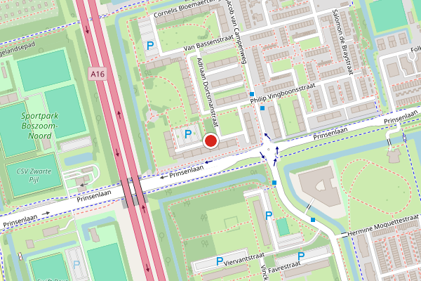 Brandweer-melding op Edmond Hellenraadstraat, Rotterdam op 15 juli, kaart-overzicht