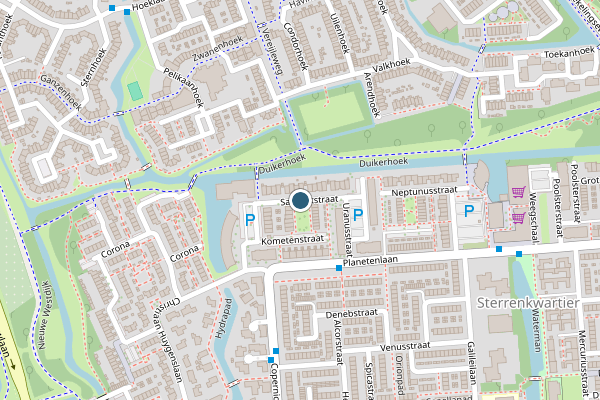 Politie-melding op Satellietstraat, Spijkenisse op 15 juli, kaart-overzicht