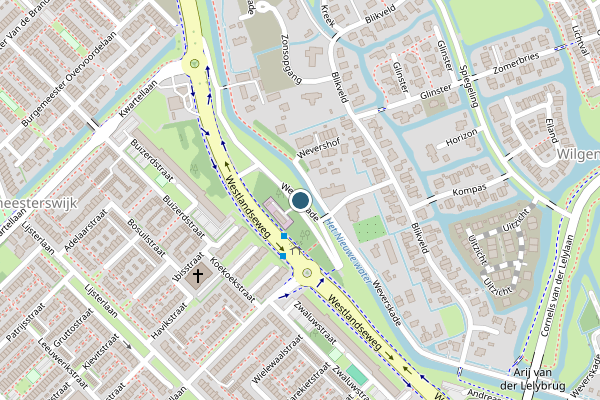 Politie-melding op Weverskade, Maassluis op 15 juli, kaart-overzicht