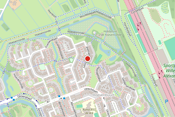 Brandweer-melding op Lemsterlandhoeve, Vlaardingen op 14 juli, kaart-overzicht
