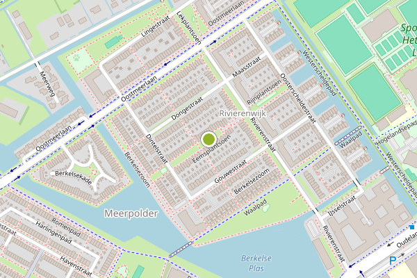 Ambulance-melding op Eemsplantsoen, Berkel en Rodenrijs op 15 juli, kaart-overzicht