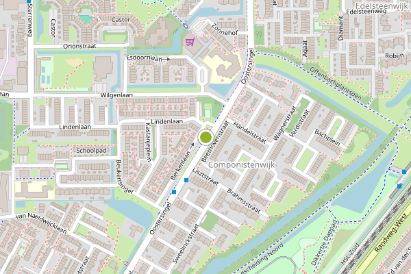 Ambulance-melding op Oostersingel, Berkel en Rodenrijs op 14 juli, kaart-overzicht