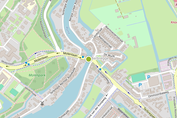 Ambulance-melding op Prinses Irenebrug, Rotterdam op 9 mei, kaart-overzicht