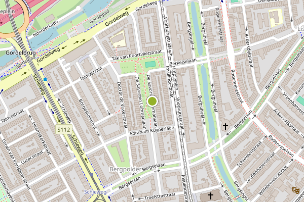 Ambulance-melding op De Savornin Lohmanlaan, Rotterdam op 9 mei, kaart-overzicht