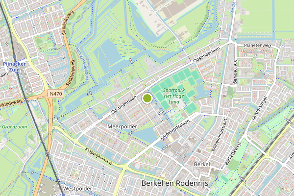 Ambulance-melding op de metro, Berkel en Rodenrijs op 15 juli, kaart-overzicht