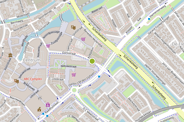 Ambulance-melding op Gorsstraat, Spijkenisse op 15 juli, kaart-overzicht