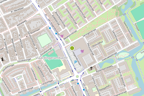 Ambulance-melding op van Hogendorplaan, Vlaardingen op 15 juli, kaart-overzicht